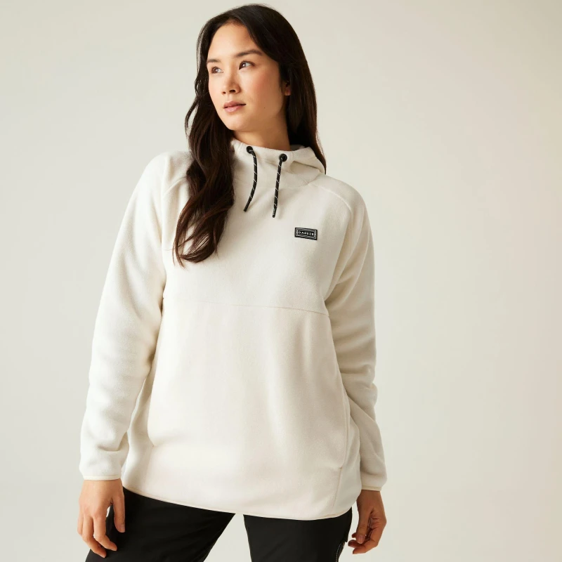 Image of Dare 2b Womens Snowburst Relaxed Fit Tech Fleece OTH Hoodie Grey Morn female 12