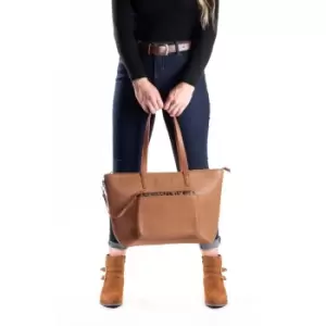 Image of Hush Puppies Womens Sadie Leopard Leather HandBag One Size