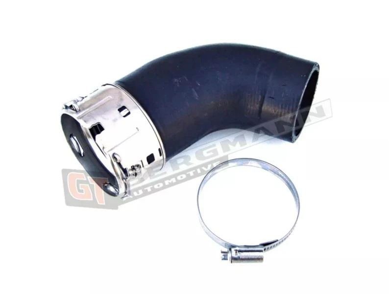 Image of GT-BERGMANN GT52-045 Turbocharger Hose with clamping pieces, Rubber with fabric lining Rubber with fabric lining Charger Intake Hose (3314)