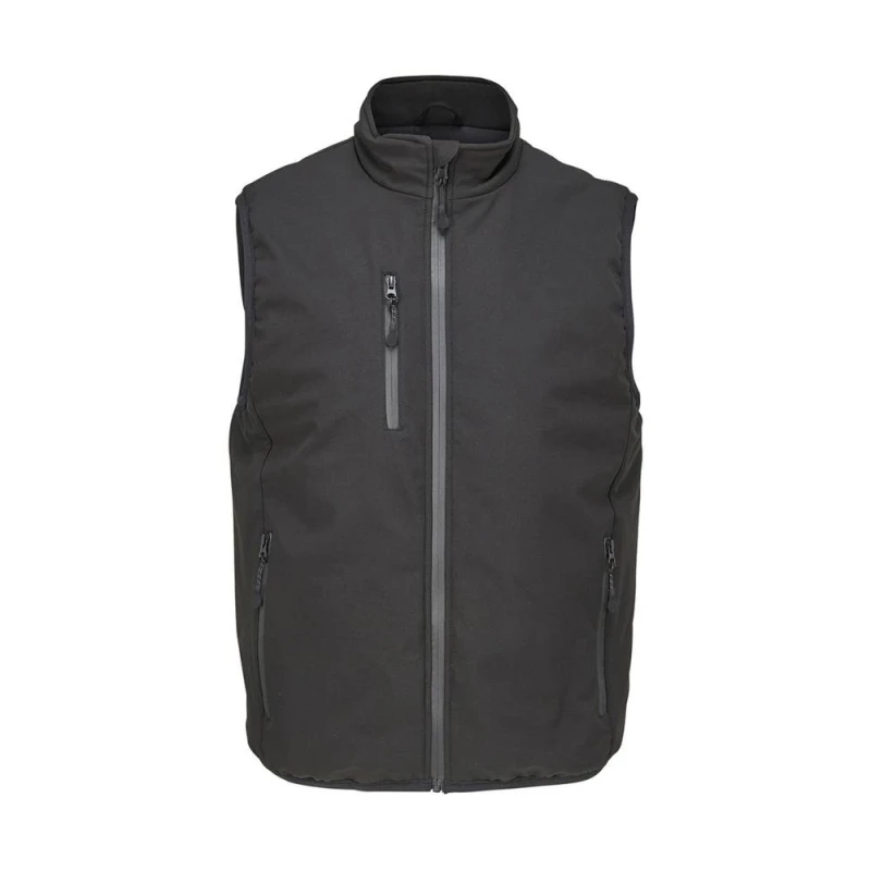 Image of SOL'S Mens Falcon Padded Body Warmer in Black Size: XS Black Male XS