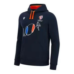 image of Macron Rugby World Cup Hoodie Juniors - Blue