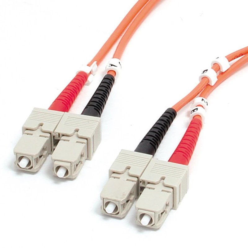 Image of StarTech.com 1m (3.3ft) SC to SC OM1 Multimode Fiber Optic Cable. 62.5