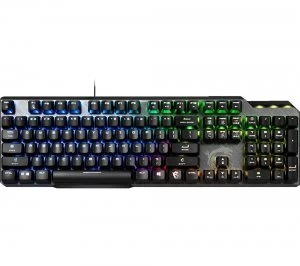 image of MSI Vigor GK50 Elite Mechanical Gaming Keyboard, White