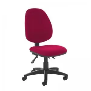 Image of Jota high back asynchro operators chair with no arms - Diablo Pink