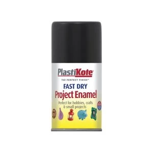 Image of PlastiKote Fast Dry Enamel Aerosol Matt White 100ml