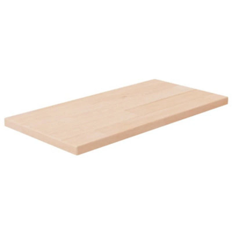 Image of vidaXL Shelf Board 40X20X1.5cm Untreated Solid Wood Oak, Brown 342920