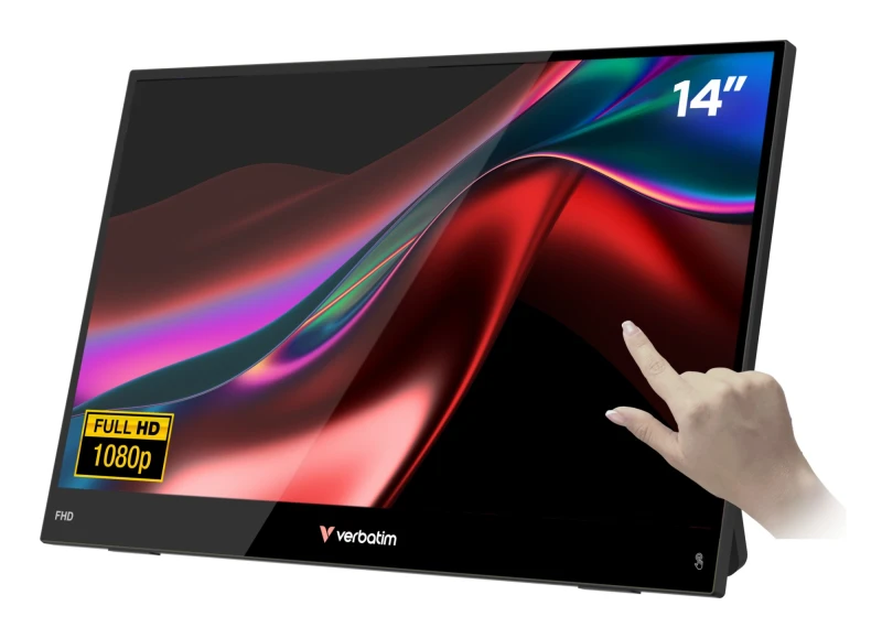 Image of Verbatim Portable 14" FHD Touch Monitor LIGHT