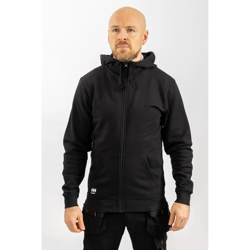Image of Helly Hansen Manchester Zip Hoodie Black male