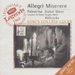 image of Allegri Miserere ect by Gregorio Allegri CD Album