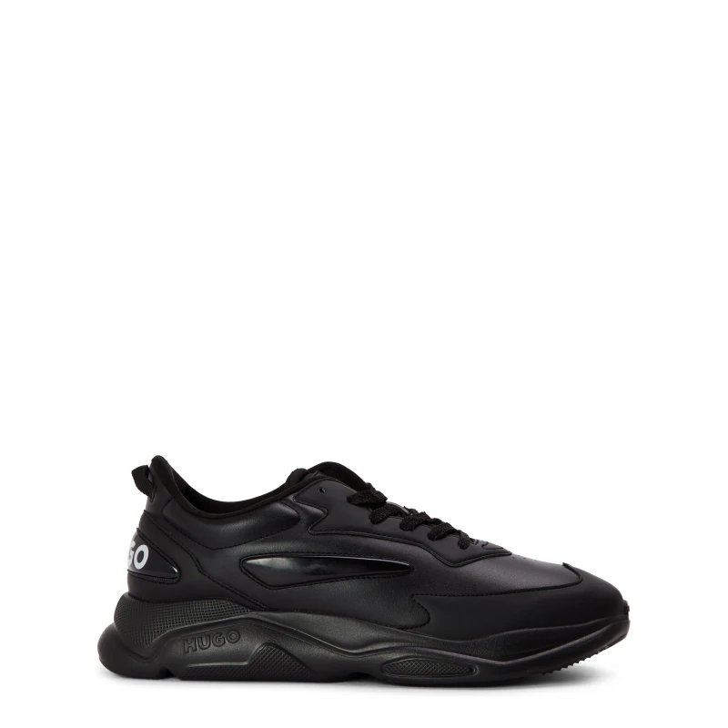 Image of Hugo Mens Leon Runn Blub Low-Top Trainers Black male 9 (43)