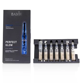 image of Babor Ampoule Concentrates Hydration Perfect Glow (Radiance + Moisture) 7x2ml/0.06oz