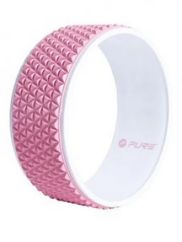 image of Pure2Improve Yoga Wheel - Pink/White