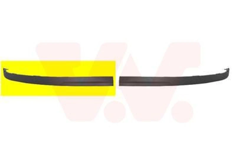 Image of VAN WEZEL Front splitter VAN WEZEL 4060502