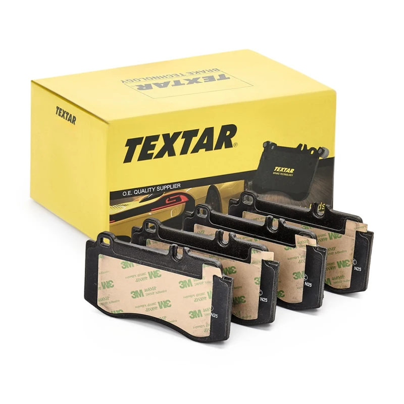 Image of TEXTAR 2497601 Brake pad set prepared for wear warning indicator Brake Pad Set,disc brake (402)