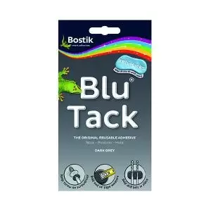 image of Bostik Blu Tack Grey 68g Pack of 12 30619627 BK01242