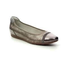 image of Tamaris Ballerina Shoes silver 6.5