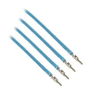 Image of CableMod ModFlex Sleeved Cable Light Blue 20cm 4 Pack