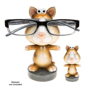 Image of Wobble Head Specs Holder Cat