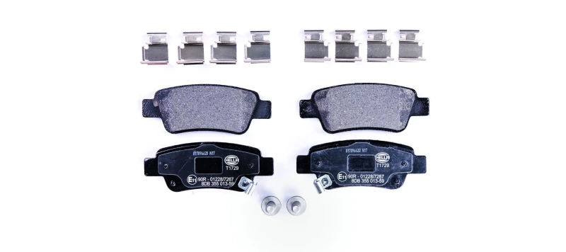 Image of HELLA Brake pad set HELLA 8DB 355 013-591