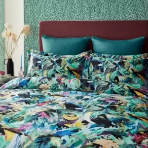 image of Harlequin Dance of Adornment Double Duvet Cover, Wilderness