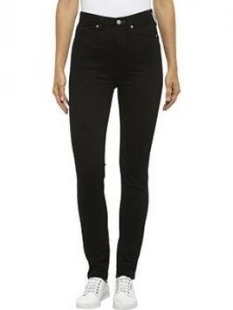 Image of Calvin Klein Jeans Ckj 010 High Rise Skinny Jeans - Black