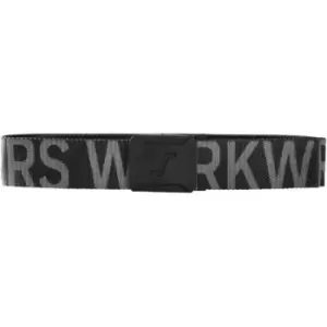 image of Snickers 9004 Logo Belt - Black / Grey