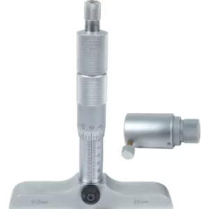 Image of 0-25MM Fixed Rod Depth Micrometer 100MM