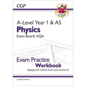 Image of New A-Level Physics: AQA Year 1 & AS Exam Practice Workbook - includes Answers Paperback / softback 2018