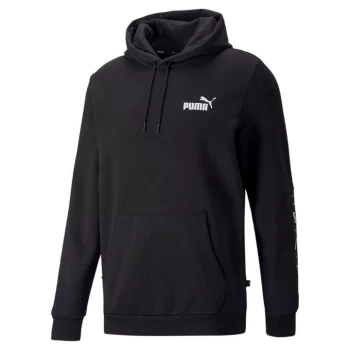 image of Puma Essential Tape Hoodie Mens - Black