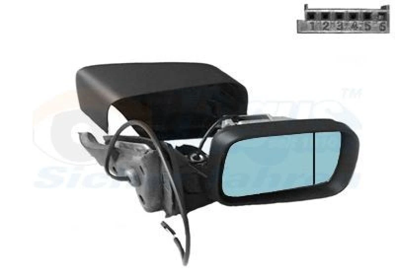 Image of VAN WEZEL Wing mirror VAN WEZEL 0646806