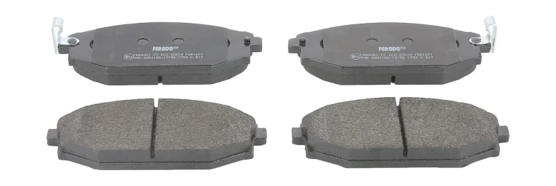 Image of FERODO Brake pad set FERODO FDB1671