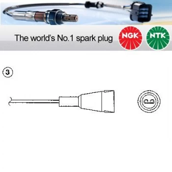 Image of 1x NGK NTK Oxygen O2 Lambda Sensor OZA401-E50 OZA401E50 (0131)