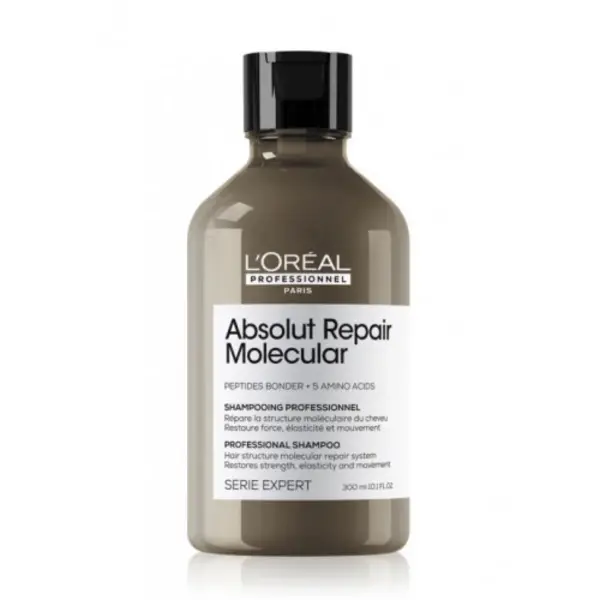 Image of LOreal Professionnel Serie Expert Absolut Repair Molecular Shampoo For Damaged Hair 300ml