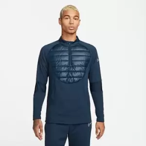 Image of Mens Nike Therma-FIT Academy Winter Warrior Soccer Drill Top