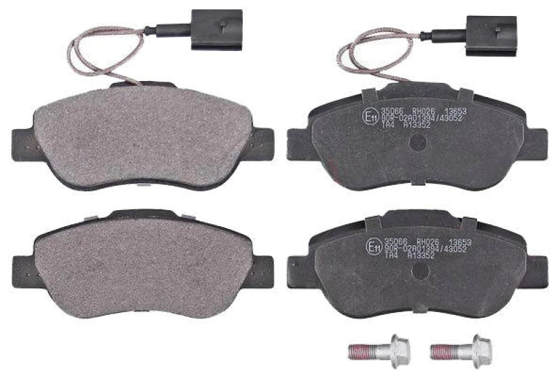 Image of A.B.S. 35066 Brake pad set with integrated wear sensor Brake Pad Set,disc brake (402)
