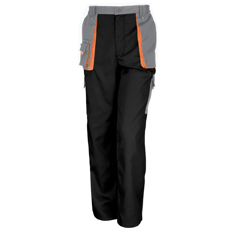 Image of Result Result Men Lite Work Trousers in Black Size: 3X-Large Black XXXL Male 5063425243471