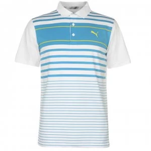 image of Puma Spotlight Polo Shirt Mens - Blue/Yellow