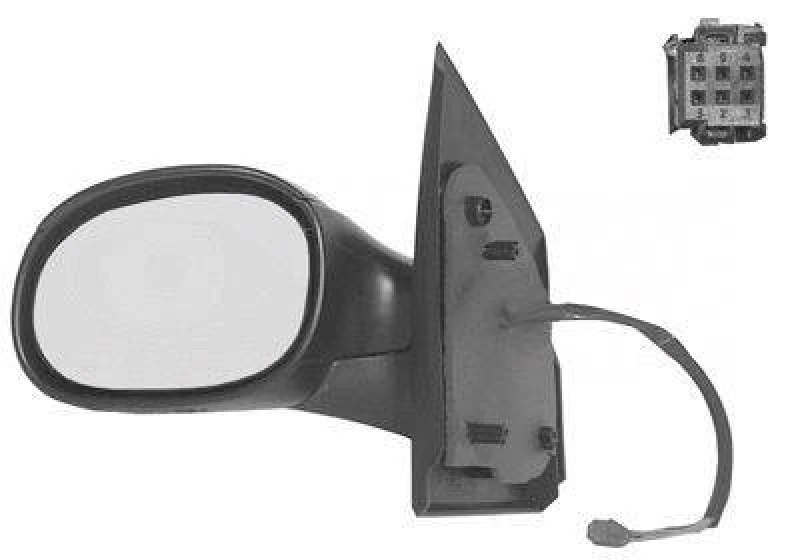 Image of VAN WEZEL 0917805 Wing mirror * HAGUS * Left, for electric mirror adjustment Outside Mirror (50)