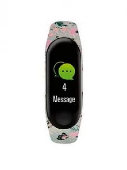 Image of Reflex Active Series 1 Activity Tracker With Colour Touch Screen And Blue Butterfly Print Silicone Strap
