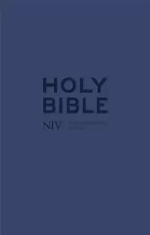 Image of NIV Tiny Navy Soft-tone Bible with Zip