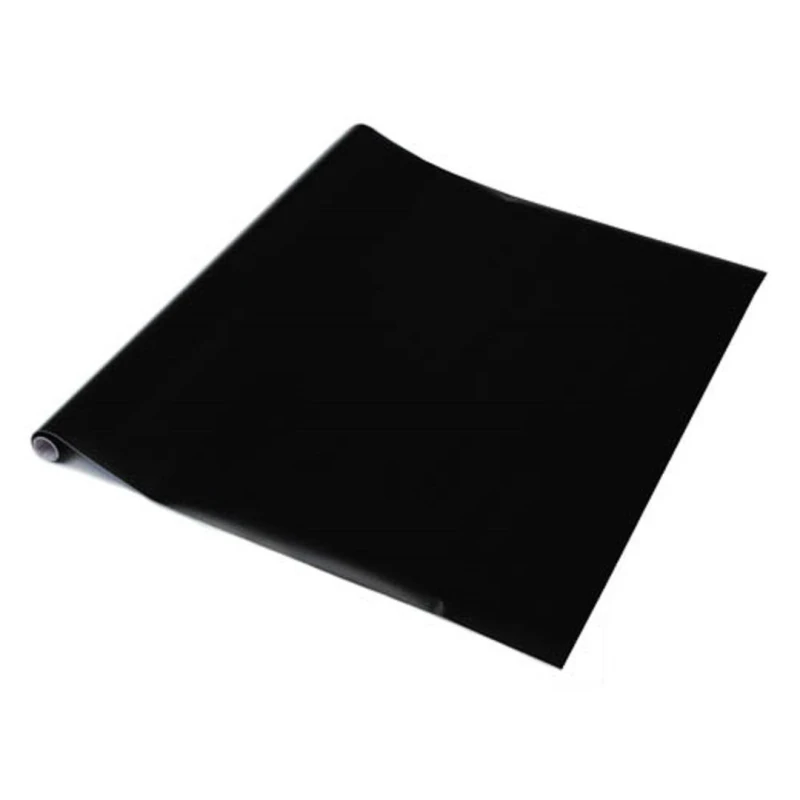 Image of D-C-Fix Matt Black Self Adhesive Vinyl Wrap Film Size: 900mm x 15000mm Black Unisex 900mm x 15000mm