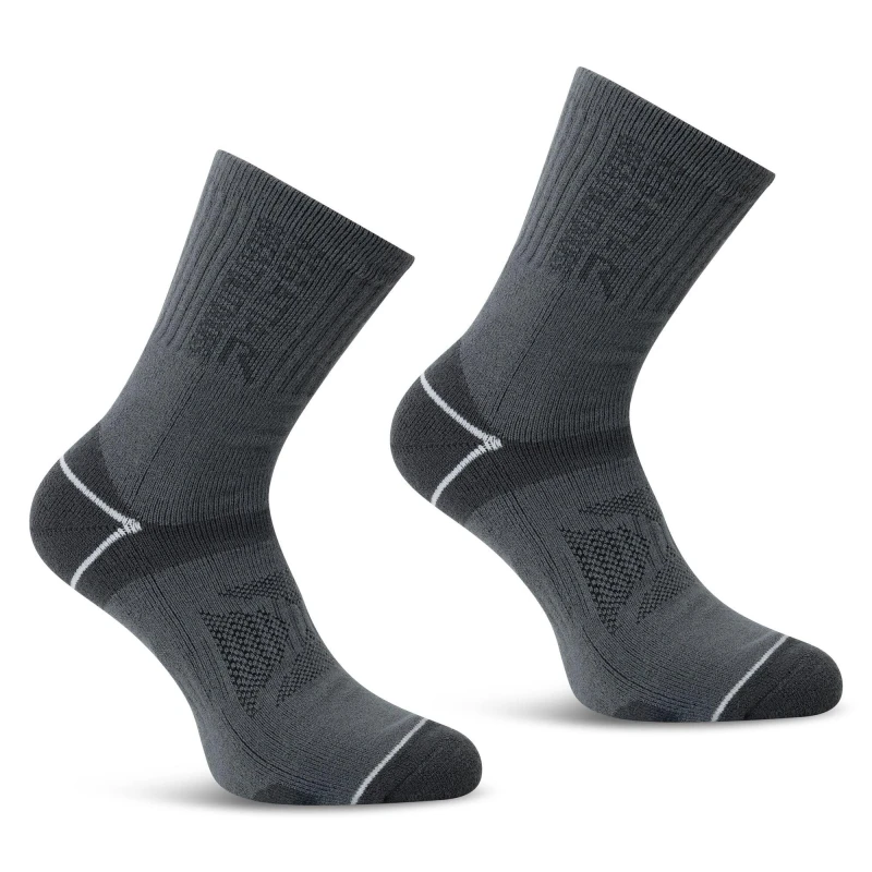 Image of Regatta Regatta Men Blister Protection Sock in Mid Grey Size: 6-8 Mid Grey 6-8 Male 5063516029366