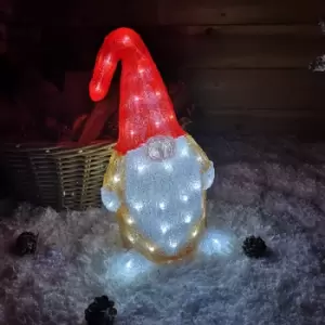 Image of 60 LED Indoor Outdoor Acrylic Gonk Christmas Decoration in Brown