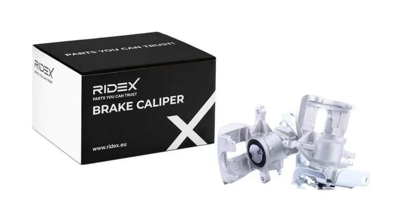 Image of RIDEX 78B1749 Brake caliper Rear Axle, without holder Cast Iron Brake Caliper (78)