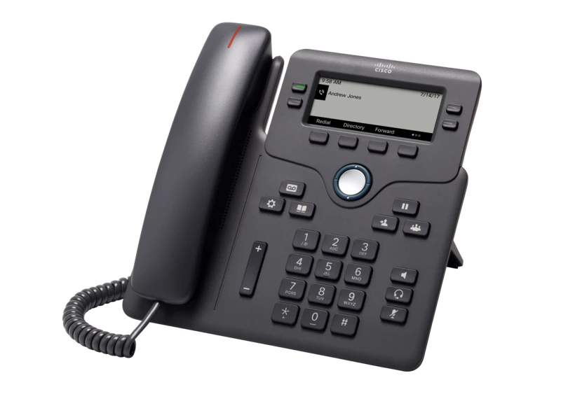 Image of Cisco Cisco IP Phone 6841 with Multi-Platform Phone Firmware, 3.5-inch Greyscale Display, Regional Power Adapter Included, 4 SIP Registrations (CP-684