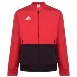 image of adidas Pre Match Jacket Mens - Red/Black