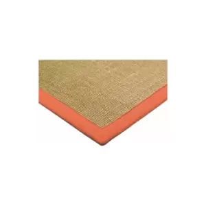 Image of Asiatic - Sisal Linen Orange 240cm x 340cm Rectangle - Beige