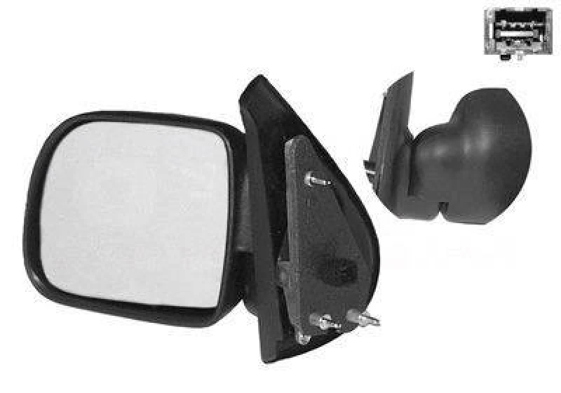 Image of VAN WEZEL 4310805 Wing mirror * HAGUS * Left, for electric mirror adjustment Outside Mirror (50)