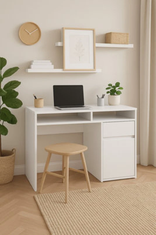 Image of Decorotika Isla Computer Desk White