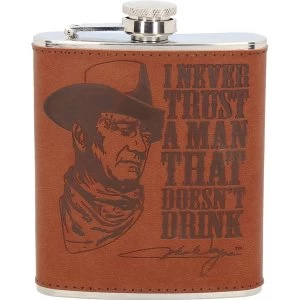 image of John Wayne Hip Flask 7oz